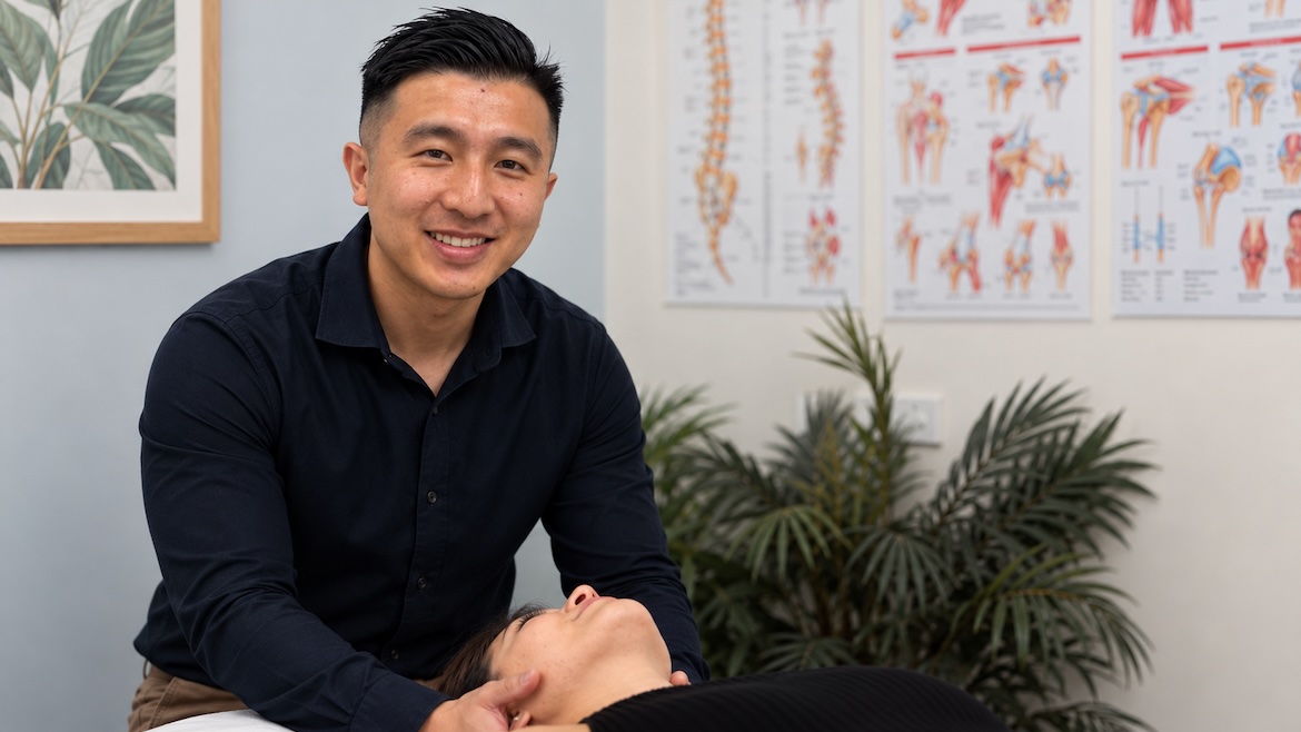North Ryde Physiotherapist Jeffrey Leung is at Ryde Natural Health Clinic