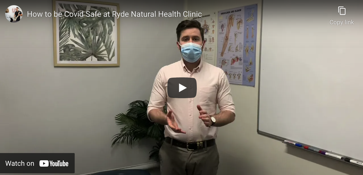 How to be Covid Safe at Ryde Natural health clinic